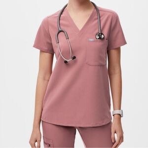 Figs Women's Short Sleeve Tee - Mauve